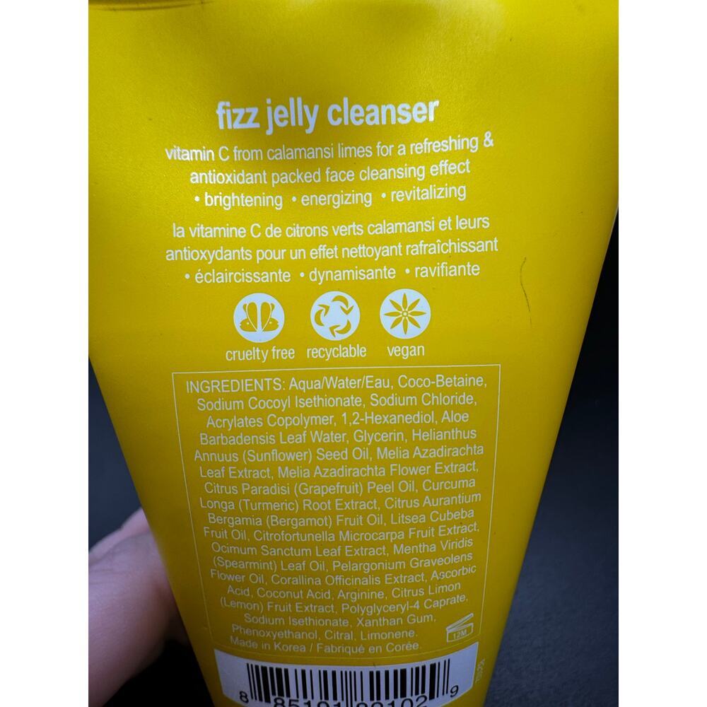 NWT Pop Beauty Fizz Jelly Cleaner 3.4oz - Picture 3 of 3